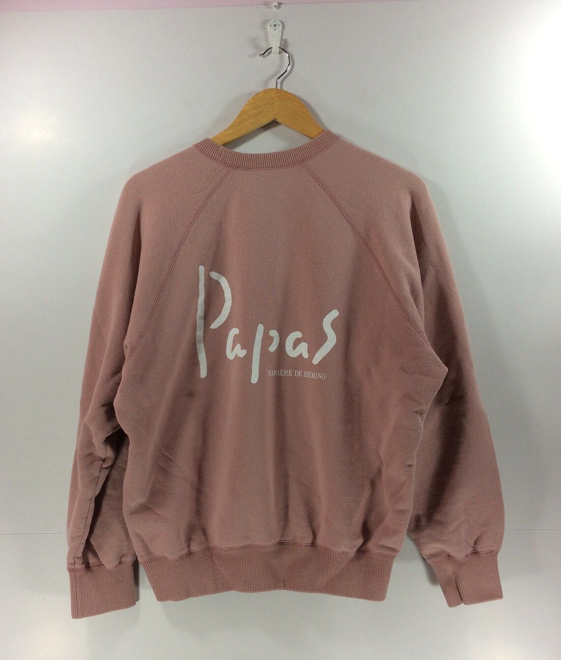 Designer × Mademoiselle Non Non Vtg Papas Crowneck Streetwear Sweatshirt Size US M / EU 48-50 / 2 - 4 Thumbnail