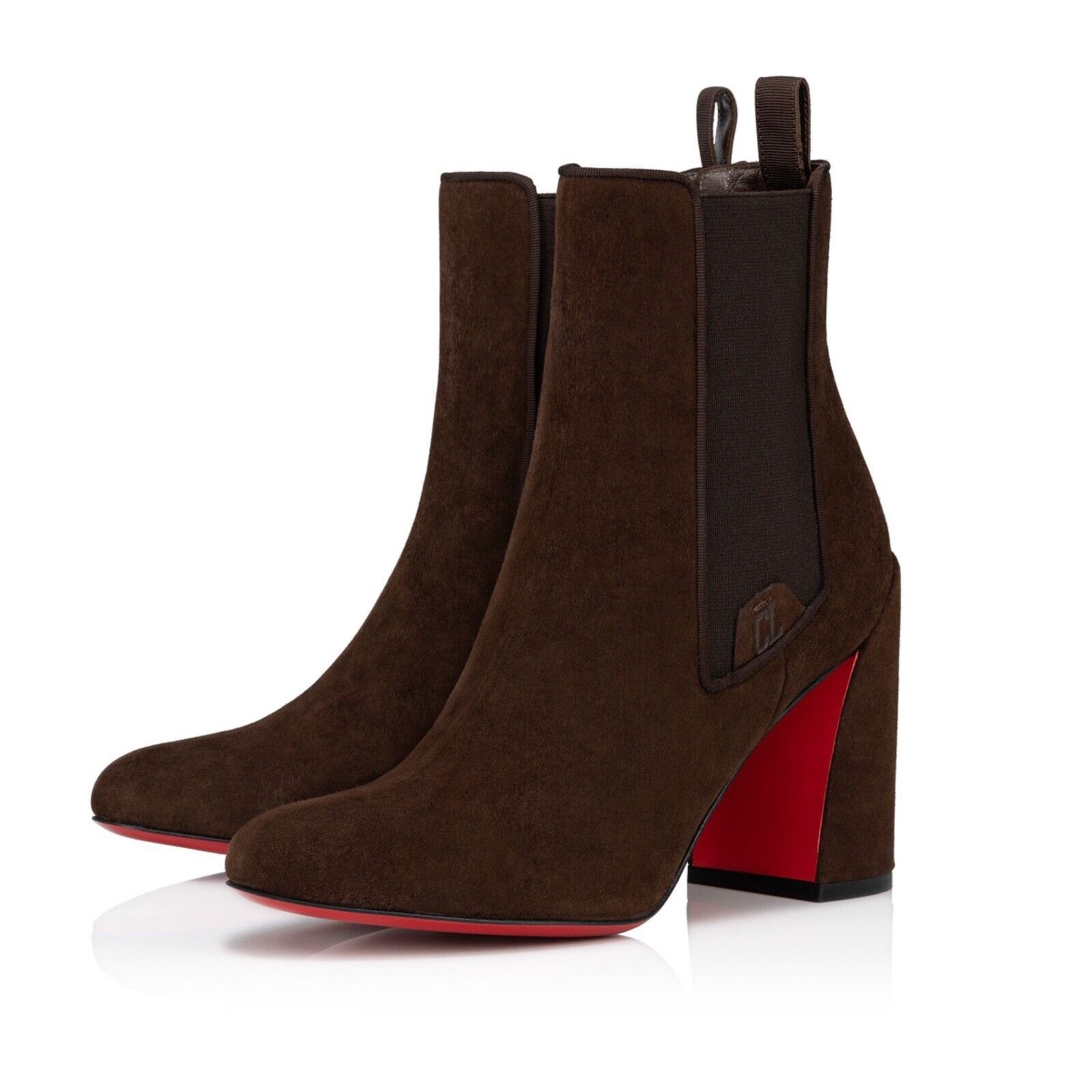 Christian Louboutin Christian Louboutin Turelastic 85 Cosme Brown Block Heel Size US 10.5 / IT 40.5 - 1 Thumbnail