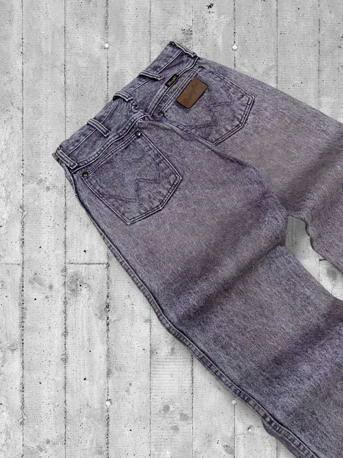 Designer × Vintage × Wrangler Og Vintage 1990s Designer Wrangler High Waist Scovill Zip Size US 27 - 17 Thumbnail