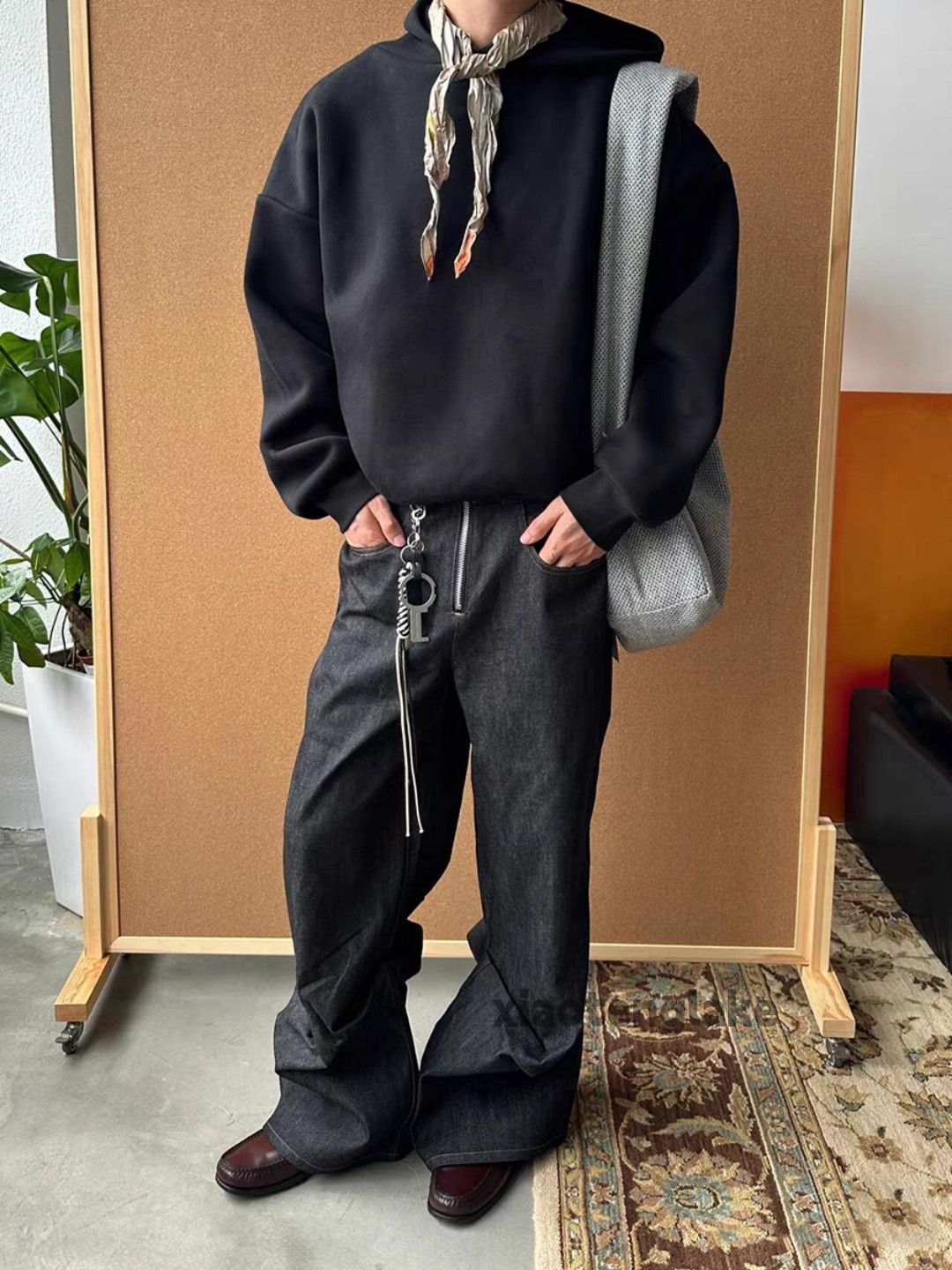 Jean ltx vintage loose baggy wide Leg flared hiphop jeans Size US 32 / EU 48 - 1 Thumbnail