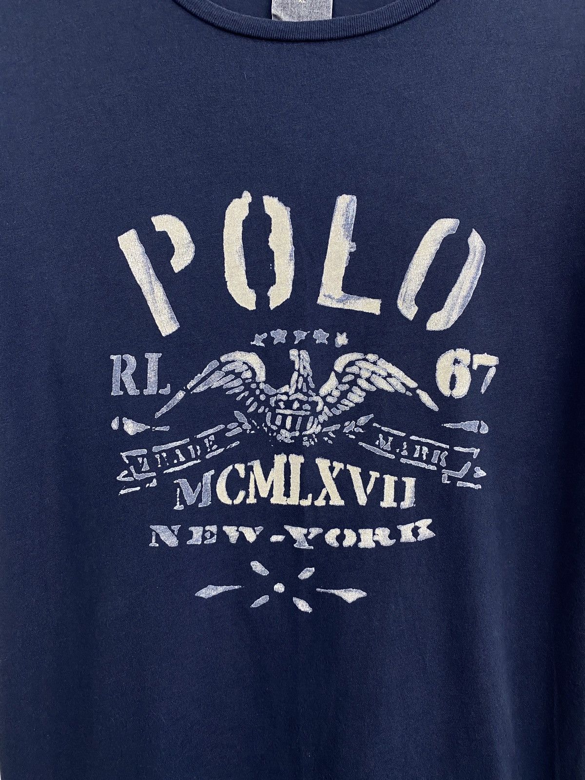 Polo Ralph Lauren × Ralph Lauren 🇺🇸 Vintage 90s Polo Ralph Lauren t-shirt retro rare hype Y2K Size US XL / EU 56 / 4 - 4 Thumbnail