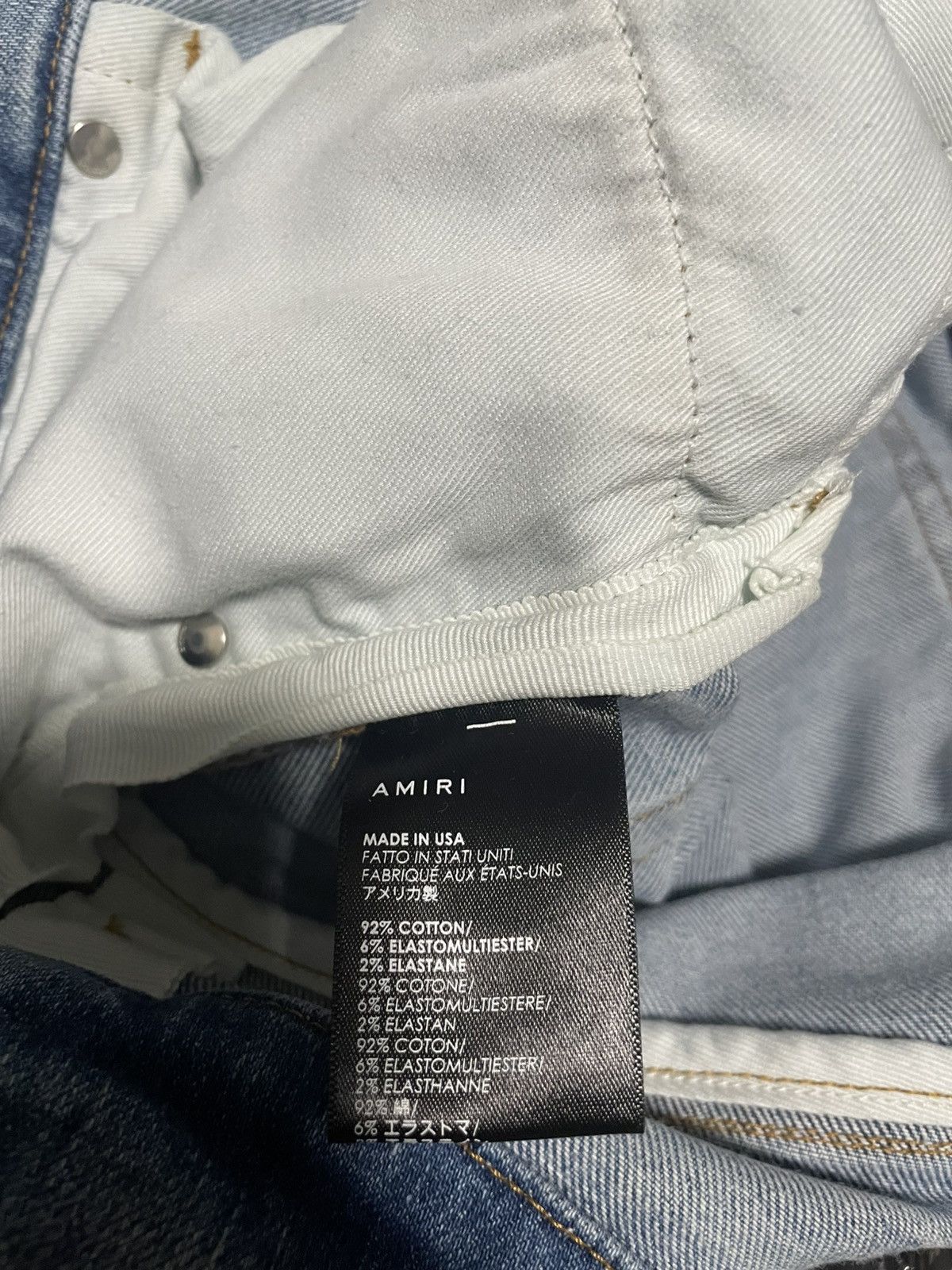 Amiri Amiri/Silk Souv0nlr MX1 Size US 32 / EU 48 - 6 Thumbnail