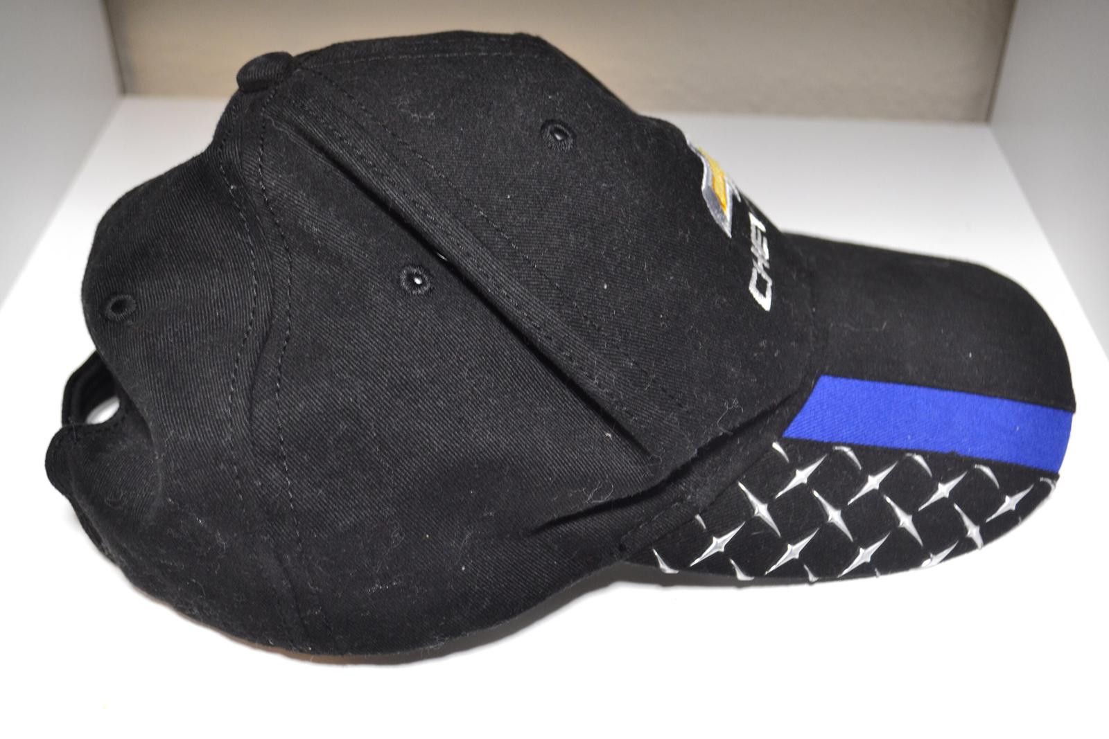 Chevrolet Chevrolet Black Baseball Cap with Blue Stripe and Logo Size ONE SIZE - 2 Thumbnail