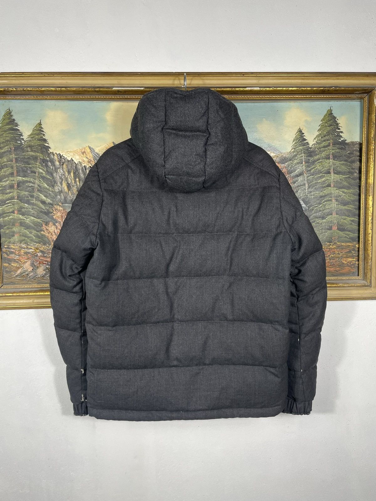 Designer × Moncler Moncler Montgenevre Giubbotto Grey Puffer Hoodie Size US XL / EU 56 / 4 - 9 Thumbnail