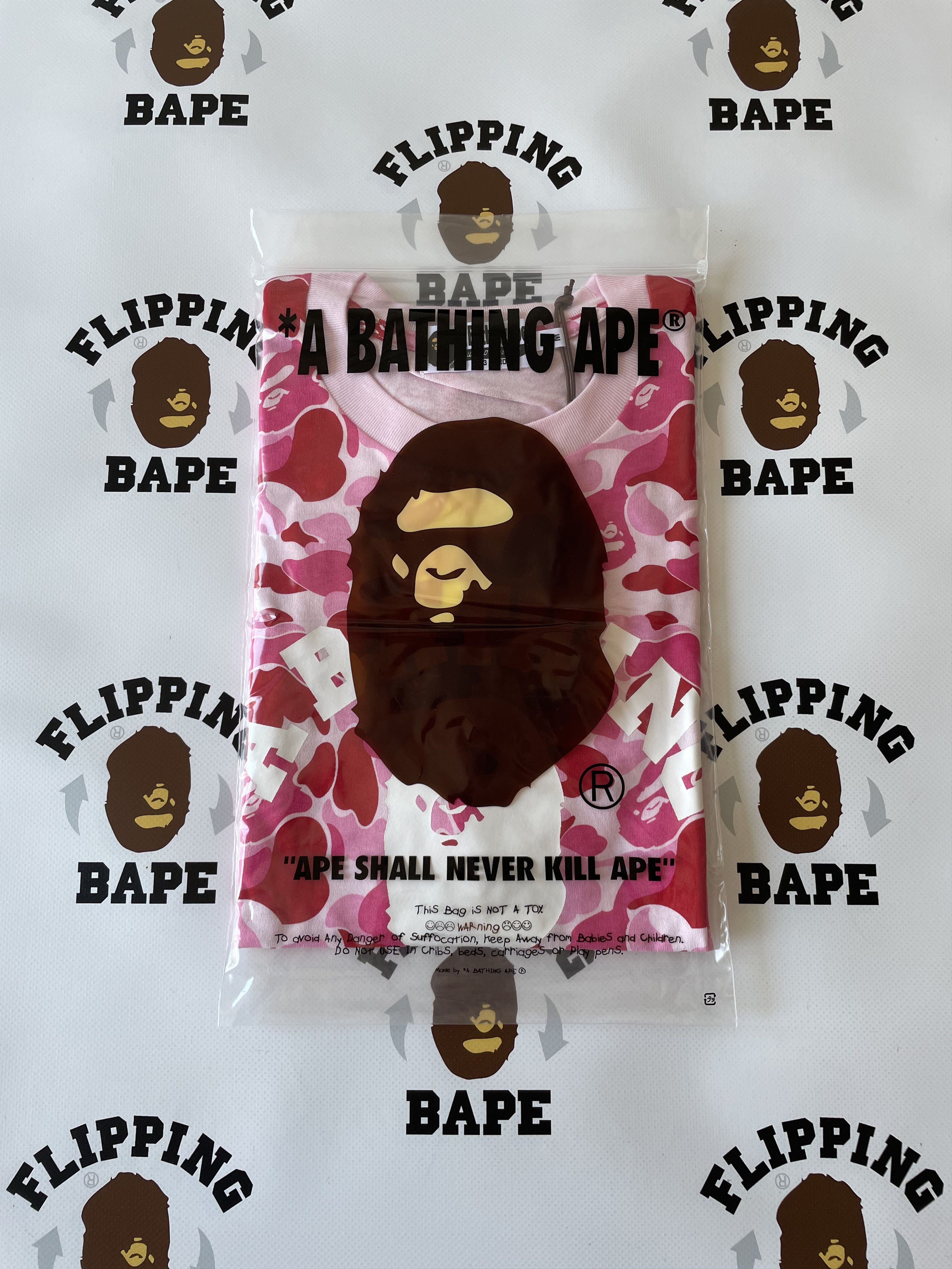 Bape ABC CAMO COLLEGE TEE Size US XL / EU 56 / 4 - 9 Thumbnail