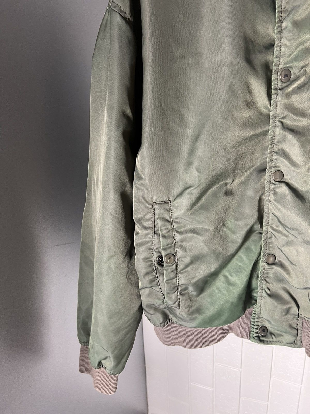 Allsaints × Vintage VERY RARE ALLSAINTS KITSON BOMBER JAPAN STYLE JACKET Y2K 90s Size US L / EU 52-54 / 3 - 4 Thumbnail