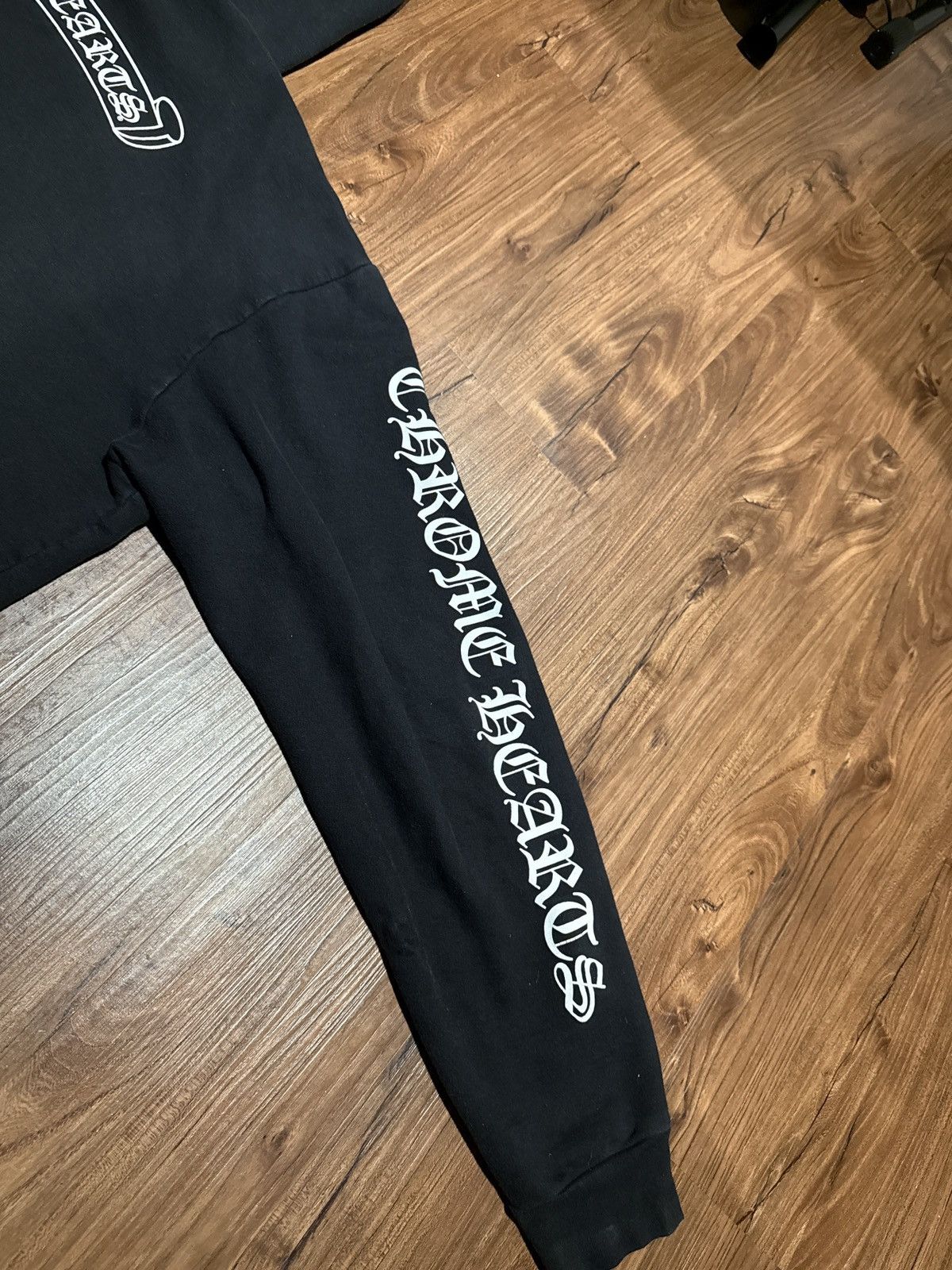Chrome Hearts Chrome Hearts Scroll Sleeve Logo Hoodie Size US XL / EU 56 / 4 - 4 Thumbnail