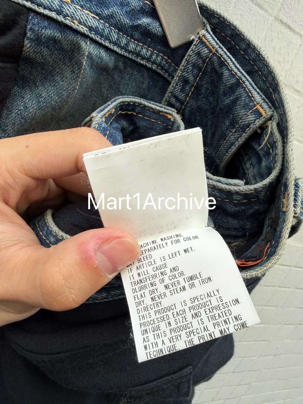 Undercover Undercover 06SS “T” era hybrid denim Size US 34 / EU 50 - 11 Thumbnail