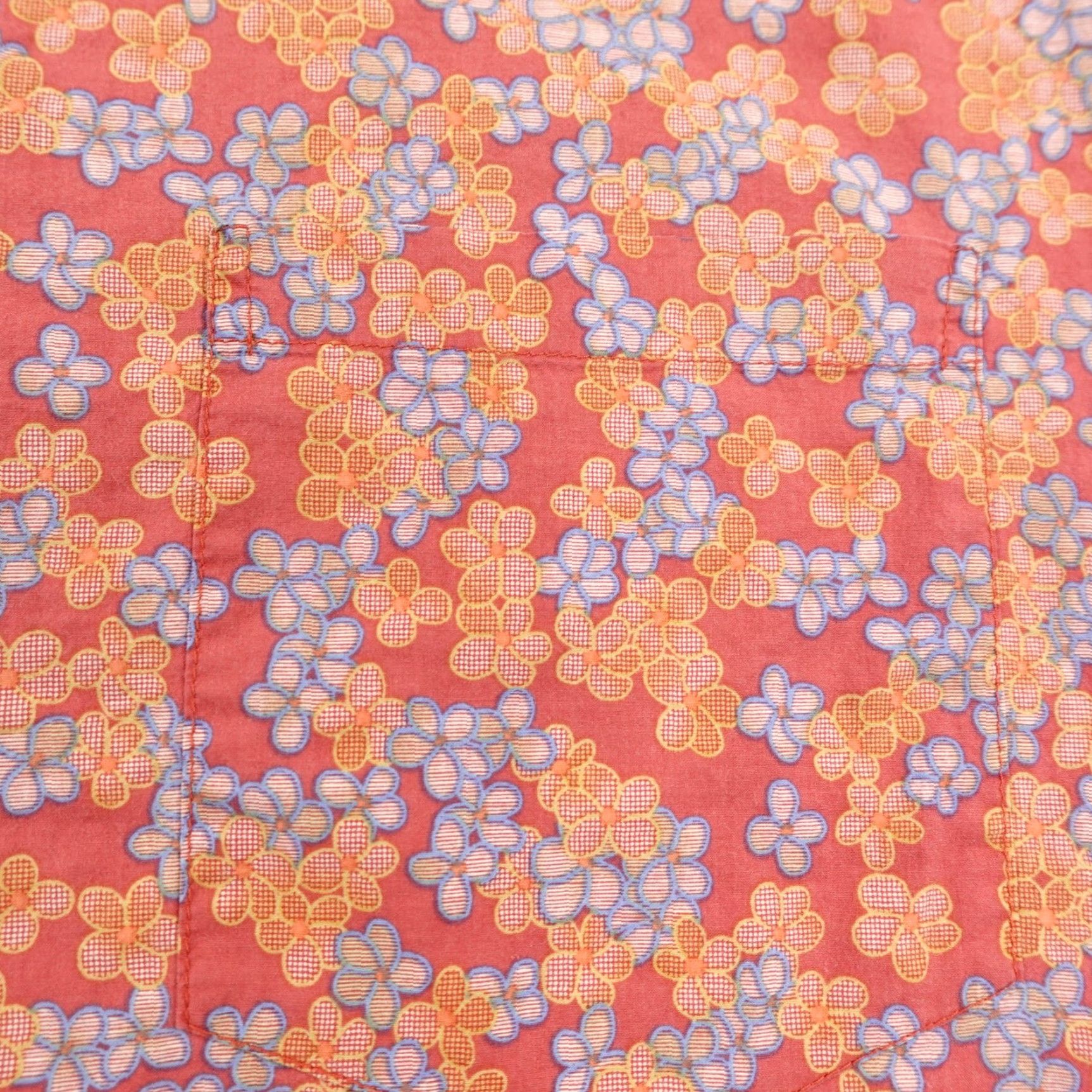 Tori Richard VINTAGE Tori Richard Hawaiian Shirt Men’s Large Orange Blue Floral Button-Up Camp Size US L / EU 52-54 / 3 - 3 Thumbnail