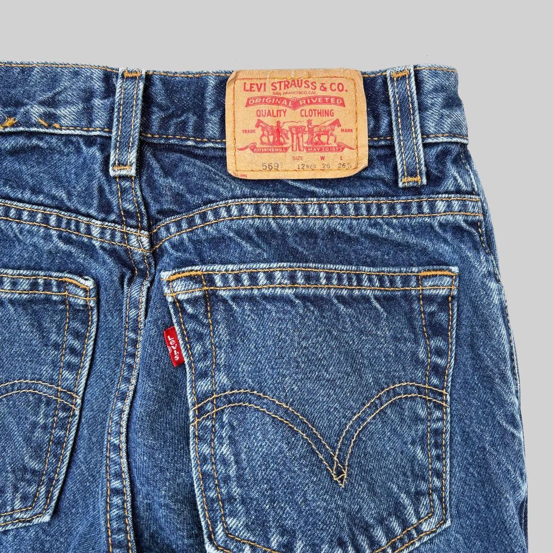 Levi's Levi’s 569 1990 90s Vintage W26 L26 Loose Fit Denim Jeans Size US 26 / EU 42 - 4 Thumbnail