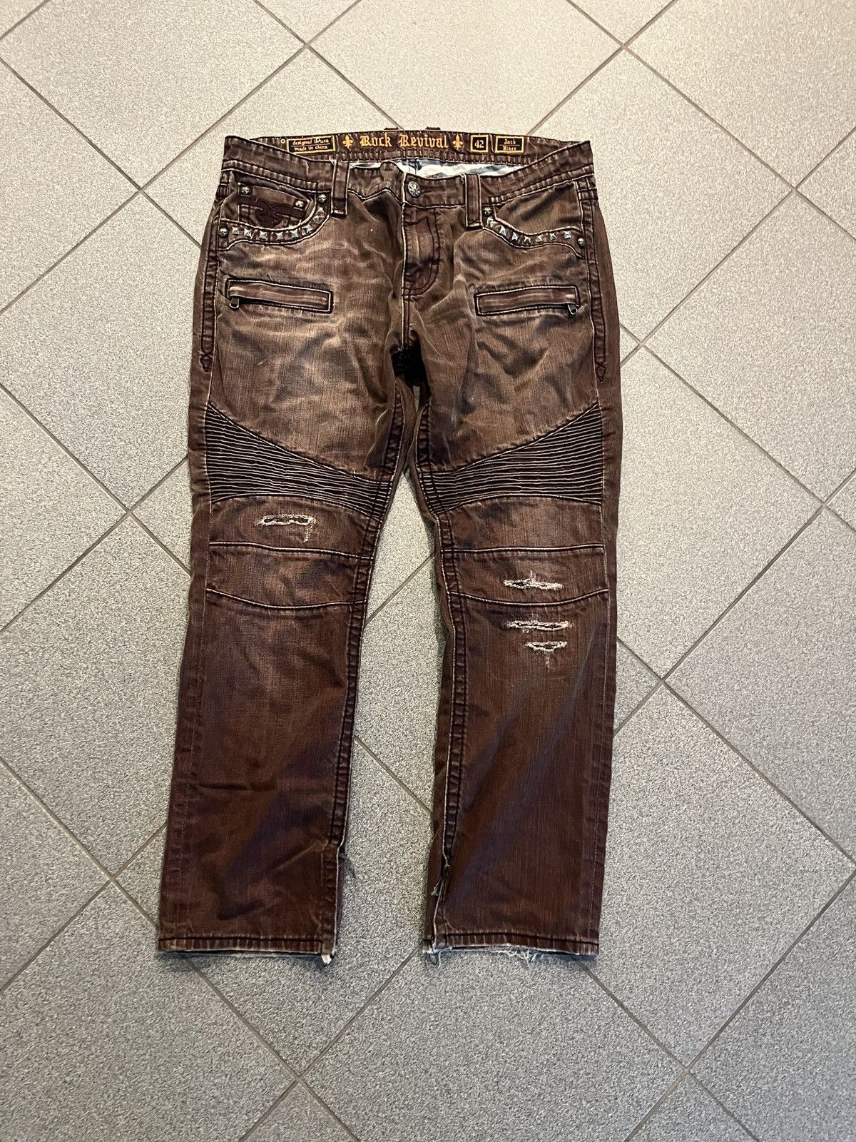 Rock biker jeans hot sale