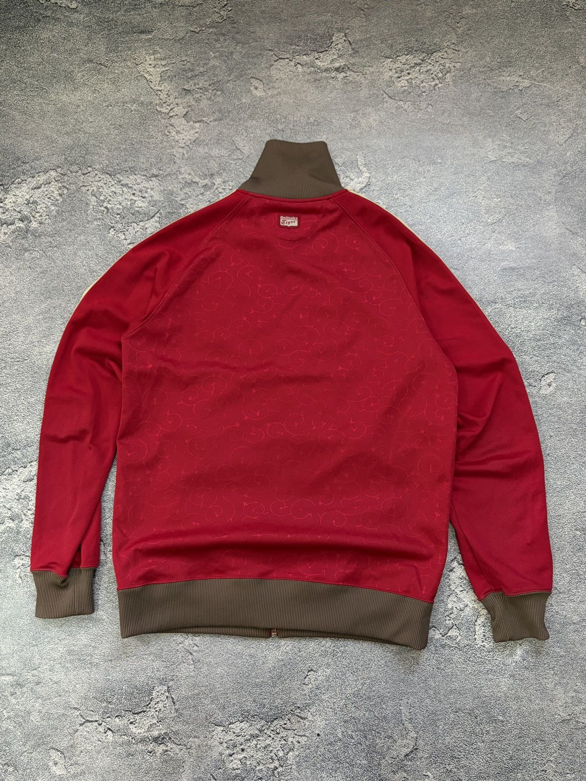 Onitsuka Tiger Vintage Onitsuka Tiger Track Jacket Red Patch Logo M/L Size US M / EU 48-50 / 2 - 2 Thumbnail