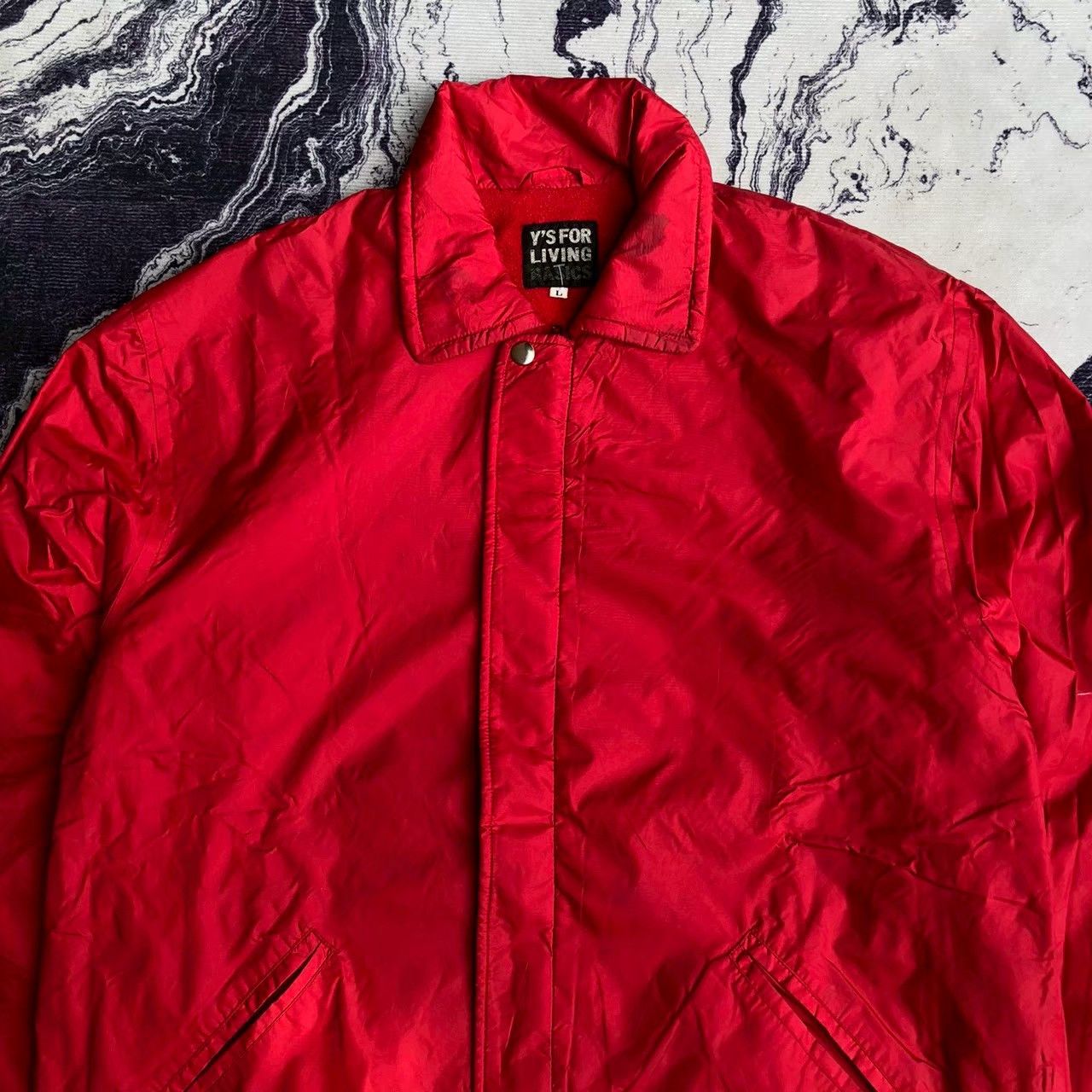 Y's Vintage Y’s for Living Basics Red Coach Jacket Size US L / EU 52-54 / 3 - 3 Thumbnail