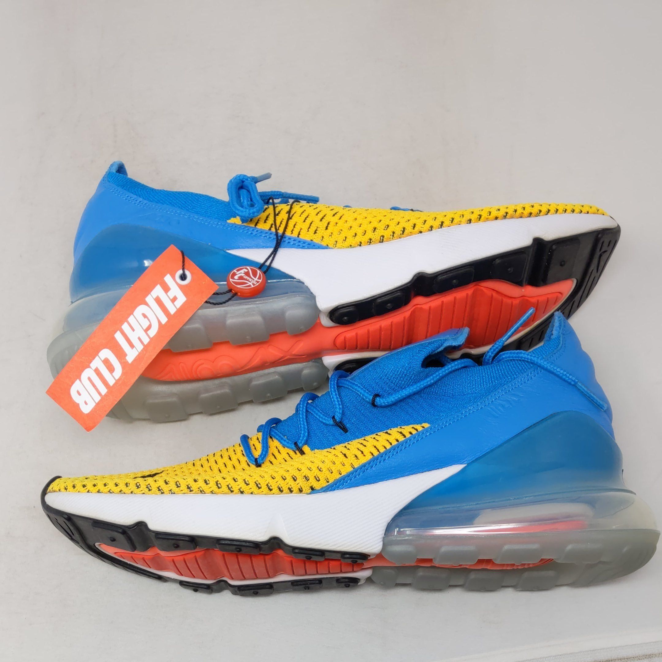 nike air max 270 flyknit blue