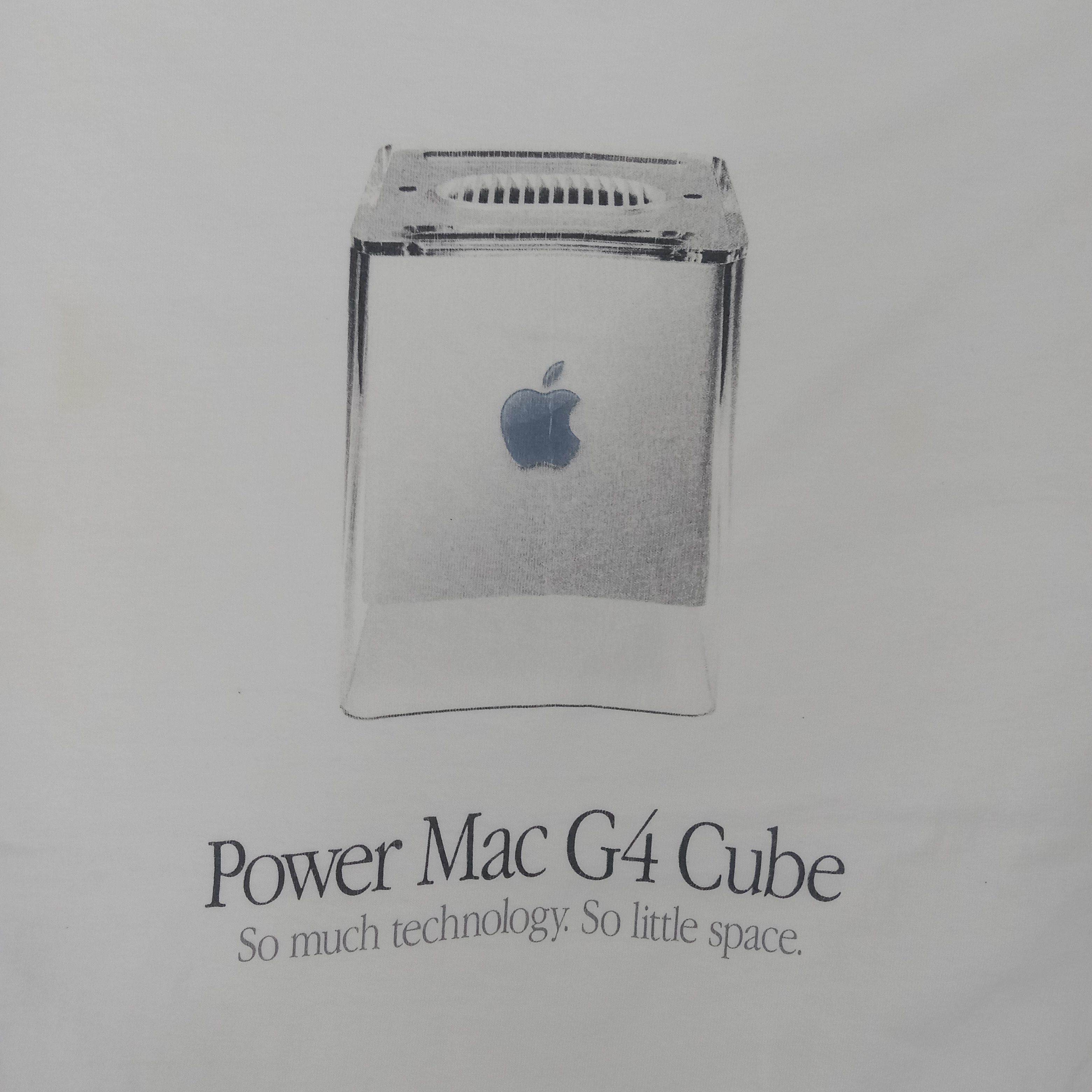 Apple × Vintage Apple Power Mac G4 Cube Gadget T-shirt Size US M / EU 48-50 / 2 - 2 Thumbnail