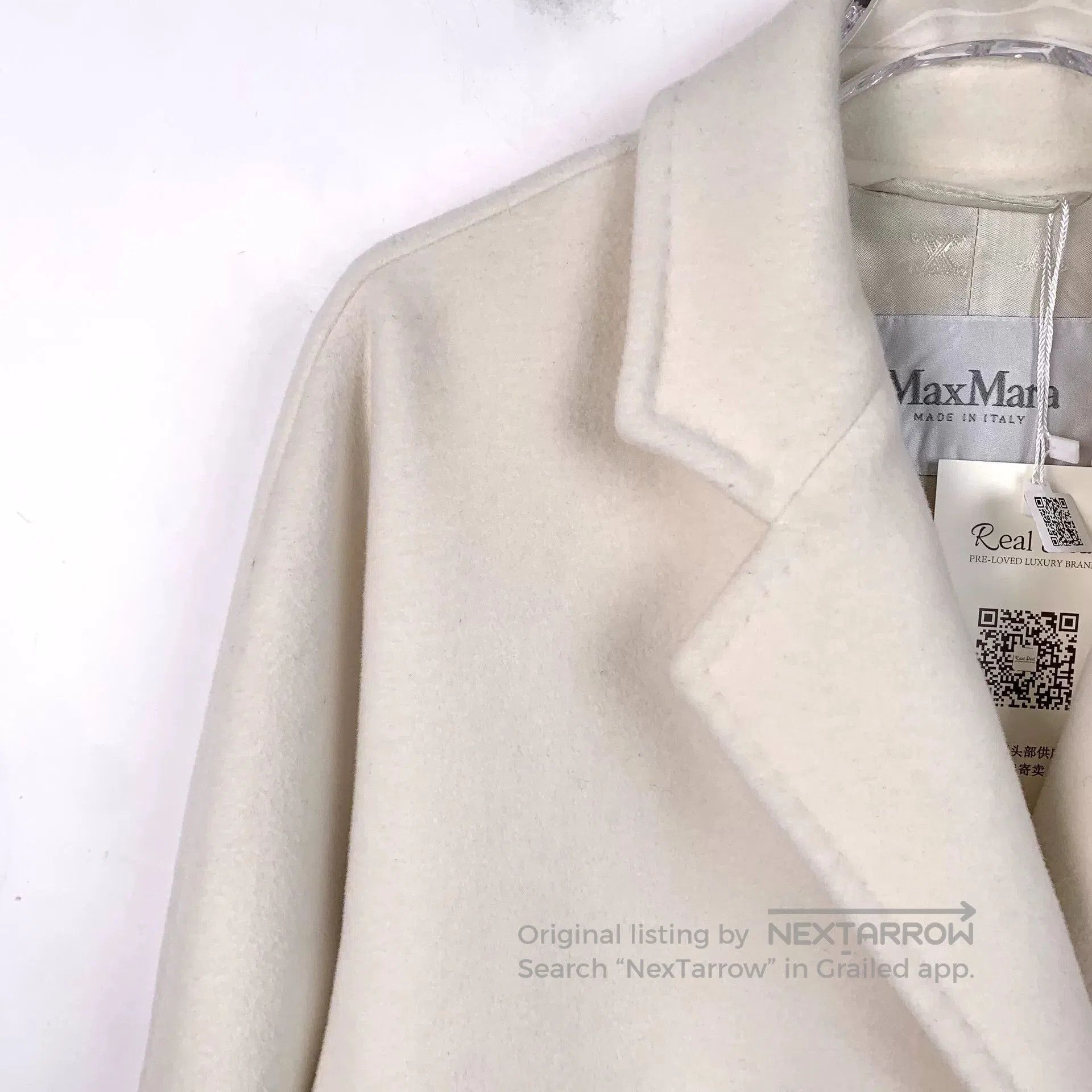 Other maxmara cream double-breasted wool coat. Size US XS / EU 42 / 0 - 3 Thumbnail