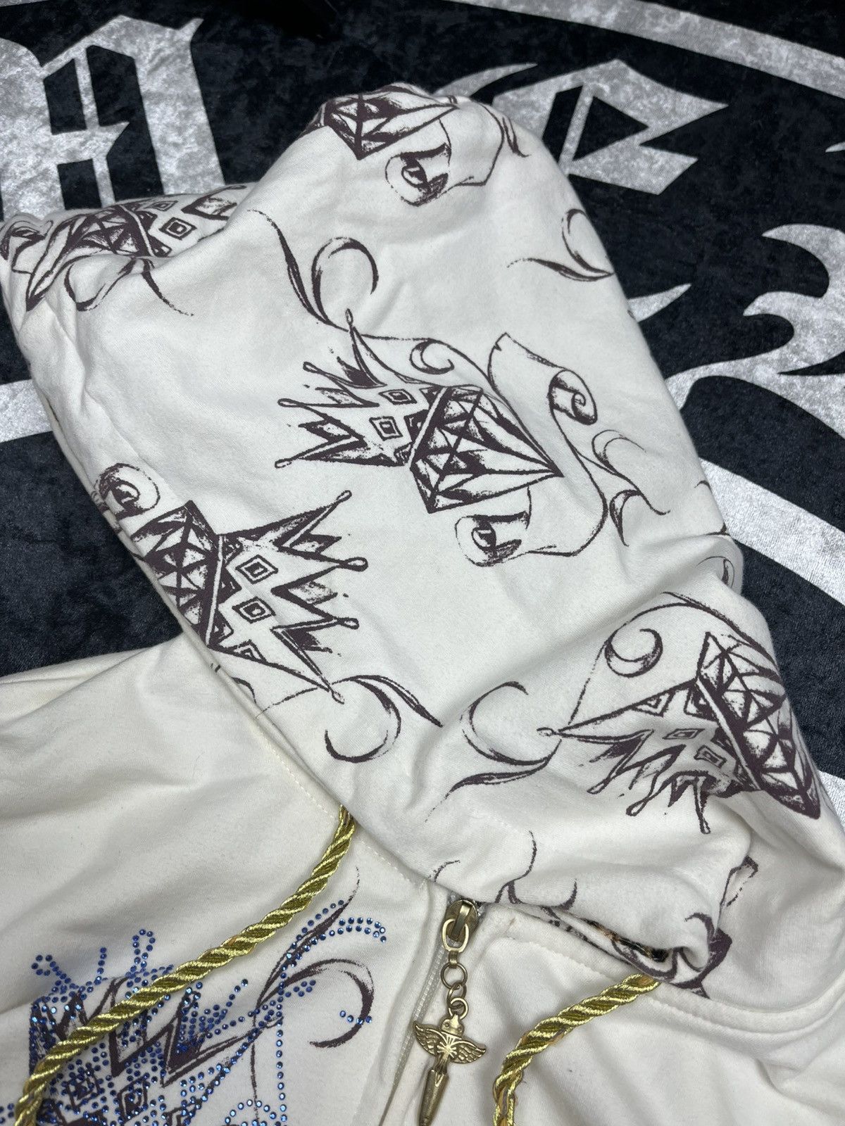 If Six Was Nine LGB IfSixWasNine Ed Hardy Style Leopard Fur Faux Zip Hoodie Size L / US 10 / IT 46 - 9 Thumbnail