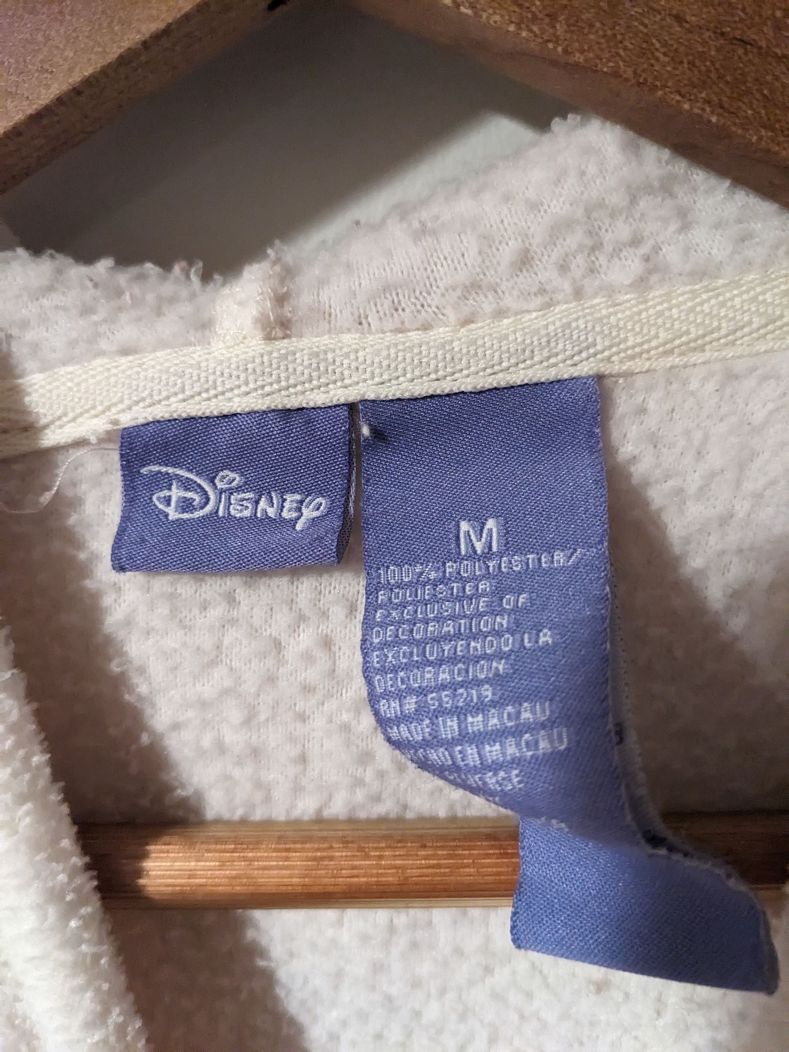 Disney × Vintage Vintage 2010's Winnie the Pooh Pink Medium Fleece Hoodie Size US M / EU 48-50 / 2 - 4 Thumbnail