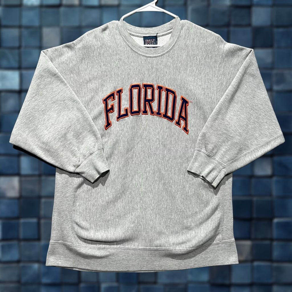 Vintage VINTAGE University Of Florida Gators Sweatshirt Mens XL Gray MV Sport Pro Weave 90s Size US XL / EU 56 / 4 - 1 Thumbnail