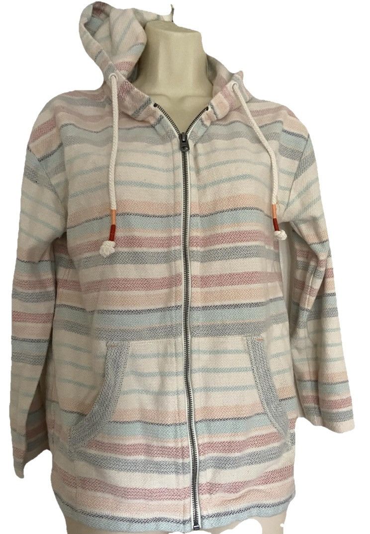 FatFace Fatface multicoloured striped zip up hoodie Size S Size S / US 4 / IT 40 - 1 Thumbnail
