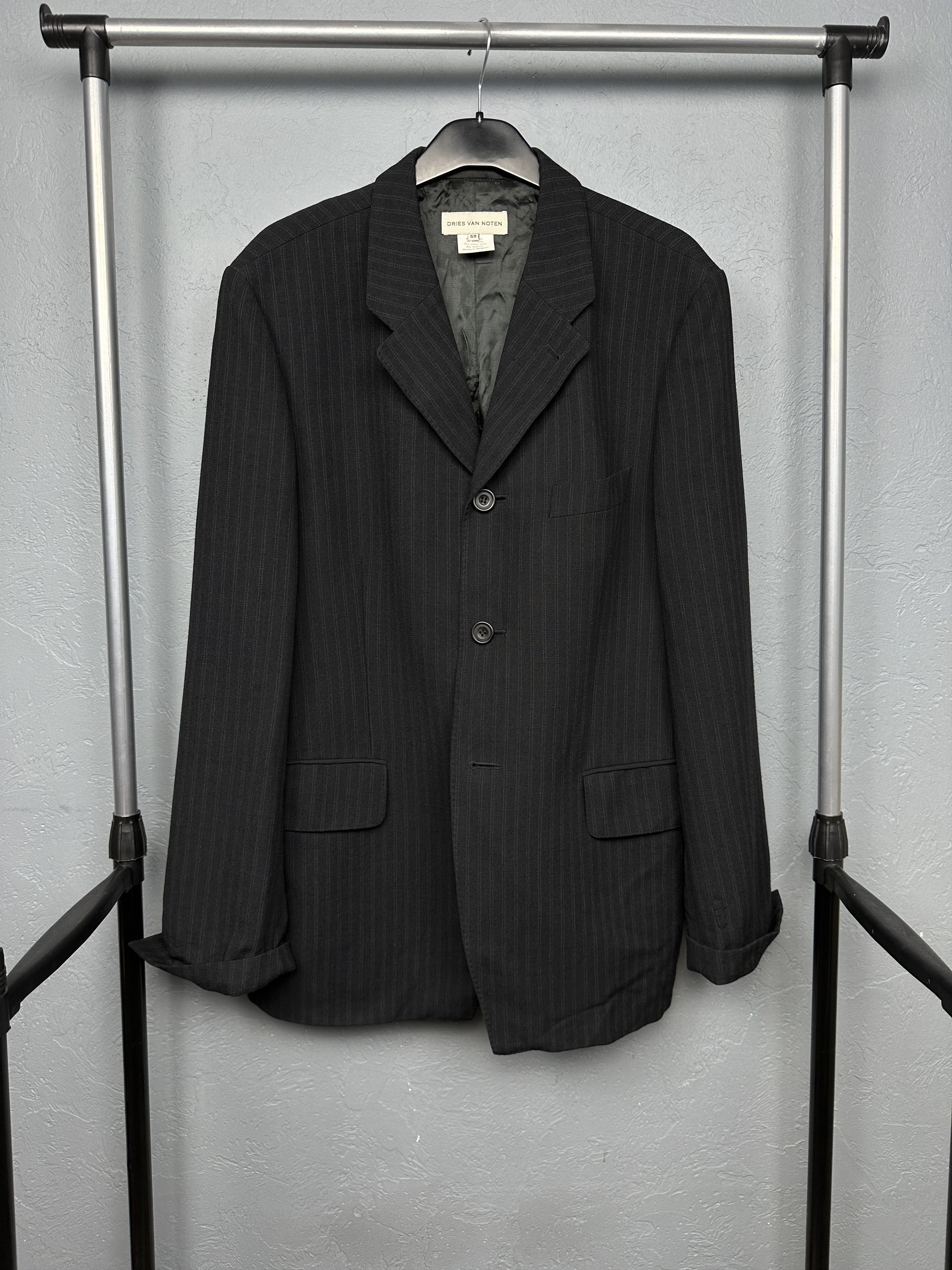 Dries Van Noten Vintage Mens Wool Blazer Jacket