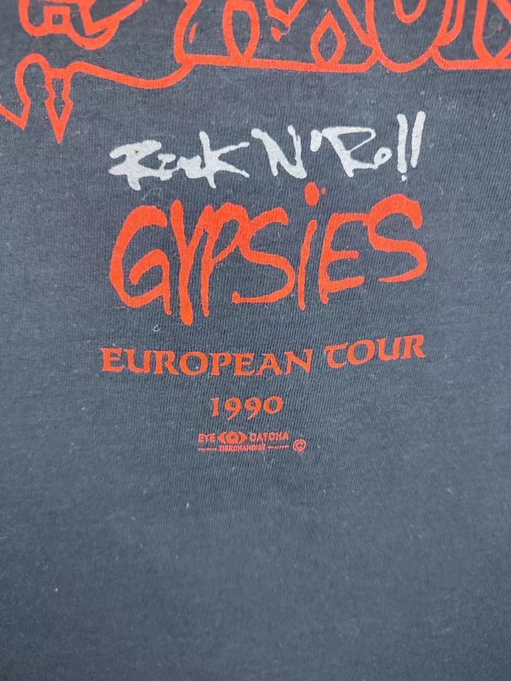 Vintage Vintage 1990 Saxon European concert tour Rock 'n' Roll Size US XL / EU 56 / 4 - 3 Thumbnail