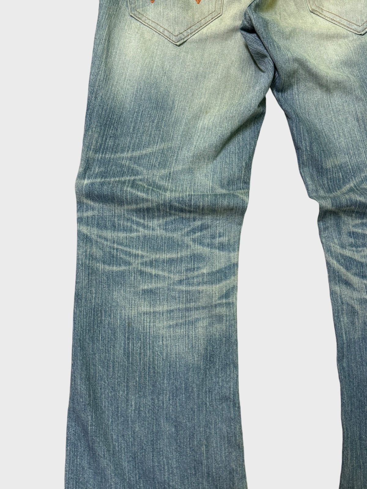 Edwin FLARED VINTAGE EDWIN CLAW MARK MUD WASH JEANS VERY RARE Size US 34 / EU 50 - 14 Thumbnail