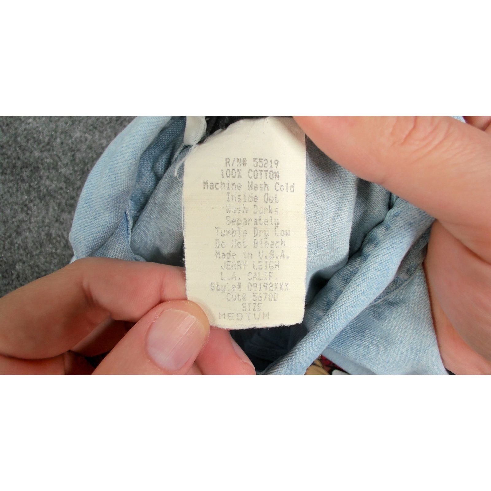 Vintage Jerry Leigh Y2K 2008 Looney Tunes Boxy Chambray Overshirt Size M / US 6-8 / IT 42-44 - 8 Thumbnail