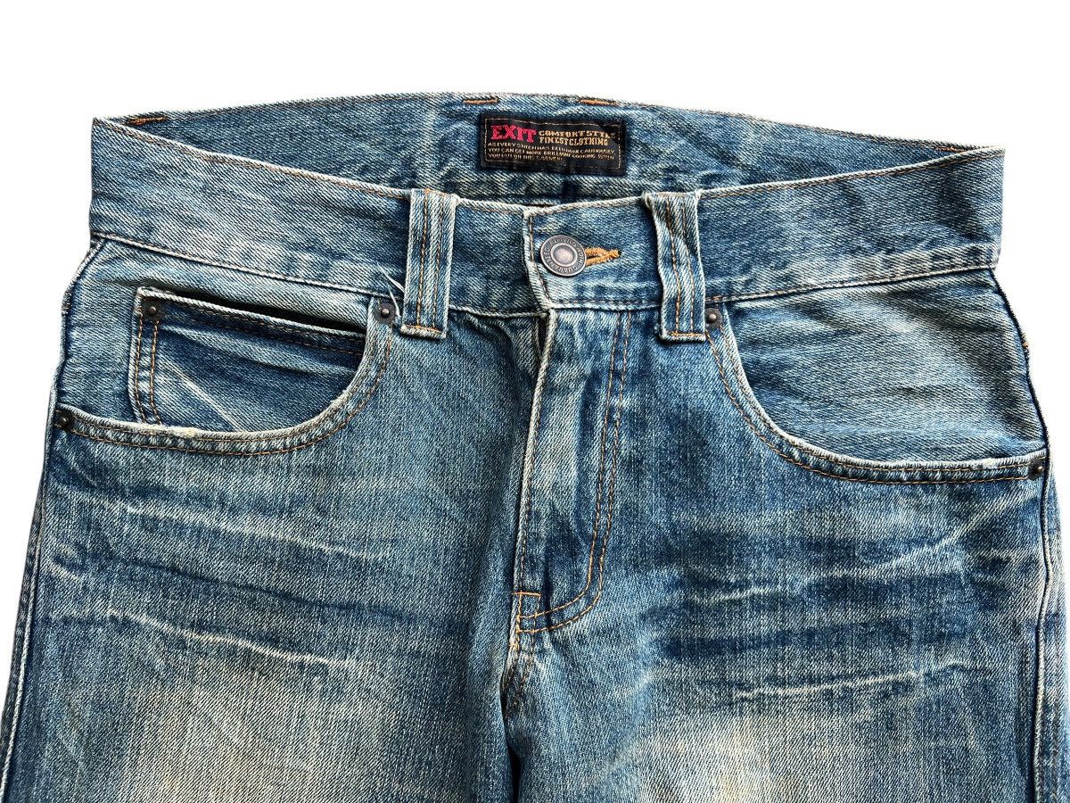 Vintage Y2K Exit Distressed Lowrise Denim Jeans 31x34 Size 31" - 6 Thumbnail