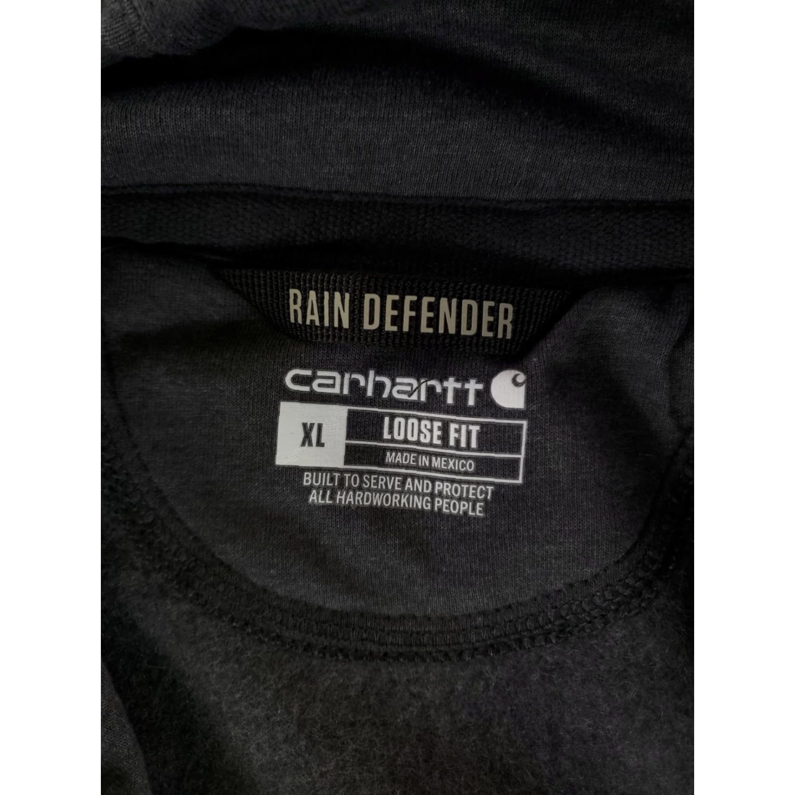 Carhartt Carhartt Hoodie Rain Defender 1/4 Zip Loose Fit Gray Mens XL Size US XL / EU 56 / 4 - 3 Thumbnail