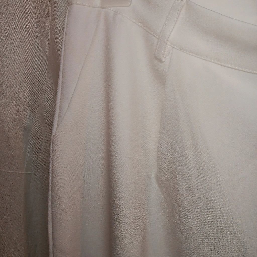 Missguided Missguided white, satiny, wide leg pants, womens 12,nwt Size 34" / US 12 / IT 48 - 4 Thumbnail