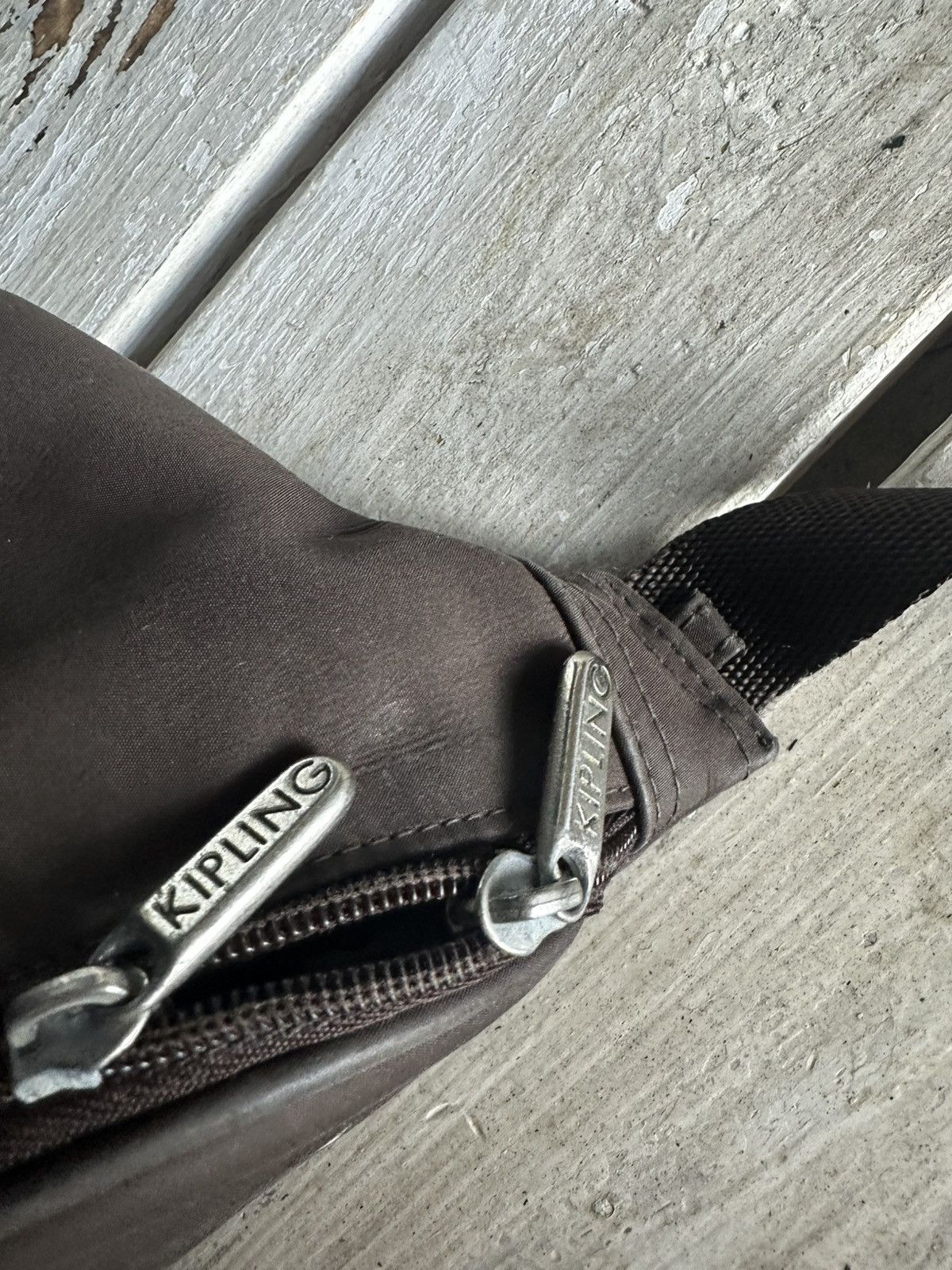 Japanese Brand 90s Archive Y2k KIPLING Style Canvas Crossbody Messenger Bag Size ONE SIZE - 7 Thumbnail