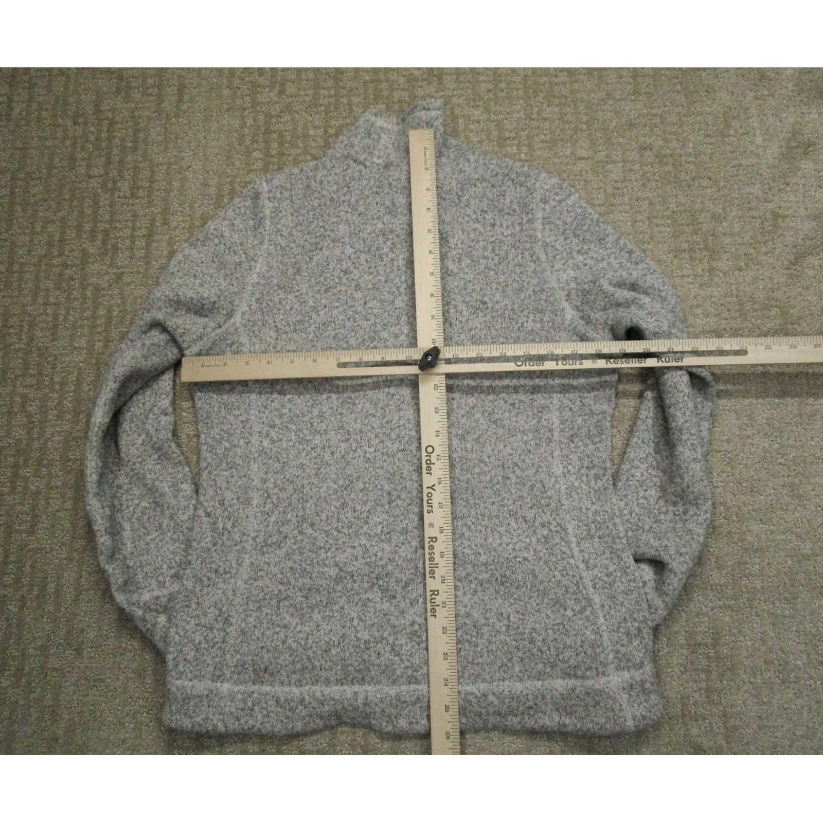 The North Face The North Face Jacket Women Large Gray Full Zip Fleece Outdoor Outdoor Sportwear Jacket Size L / US 10 / IT 46 - 4 Thumbnail