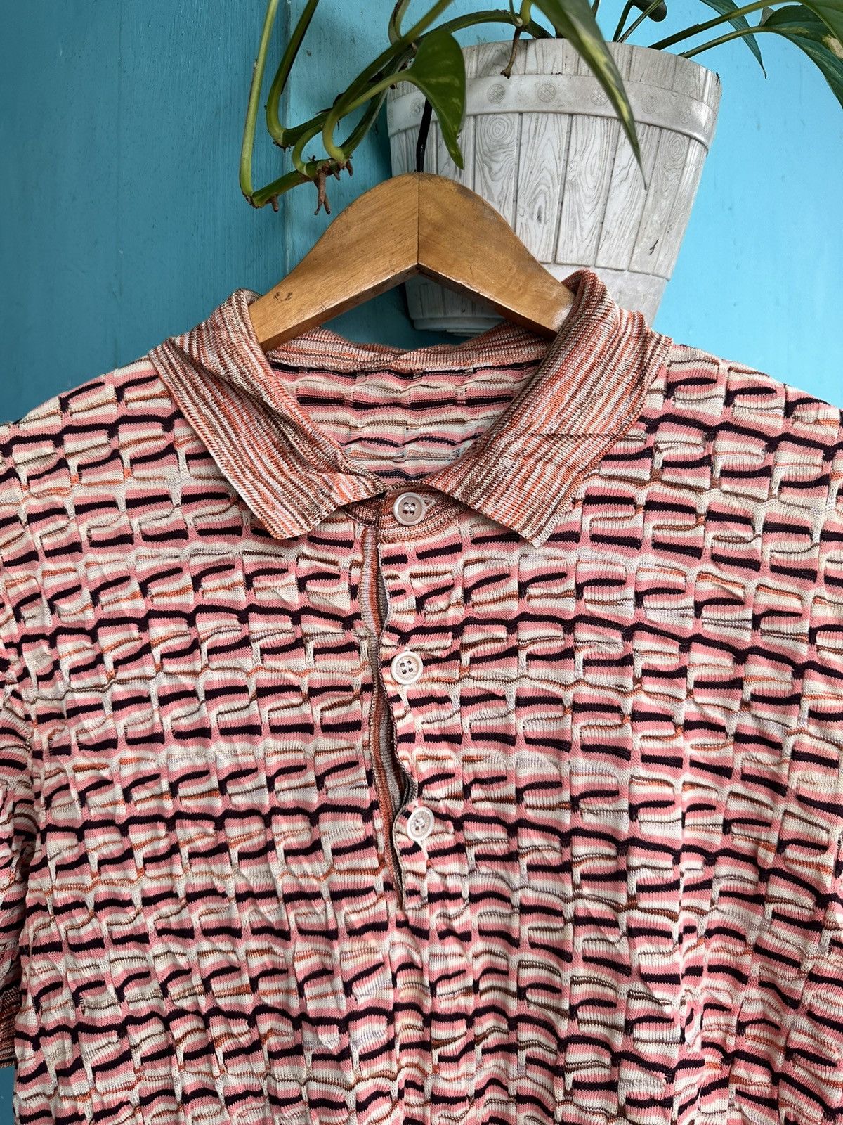 Missoni × Vintage Missoni half button up Size M / US 6-8 / IT 42-44 - 3 Thumbnail