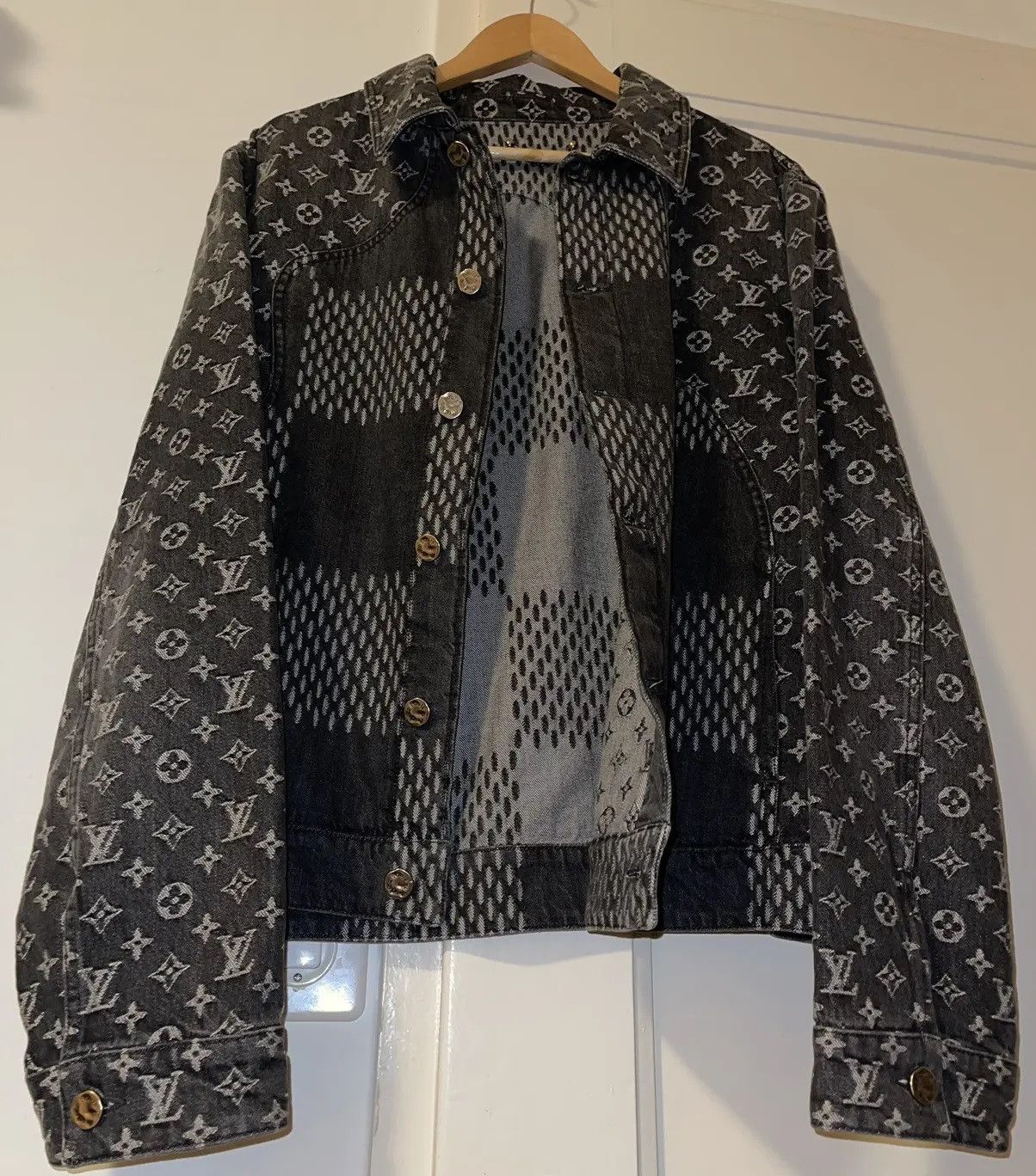 Louis Vuitton × Nigo Louis Vuitton x Nigo Denim Jacket Size US L / EU 52-54 / 3 - 1 Thumbnail