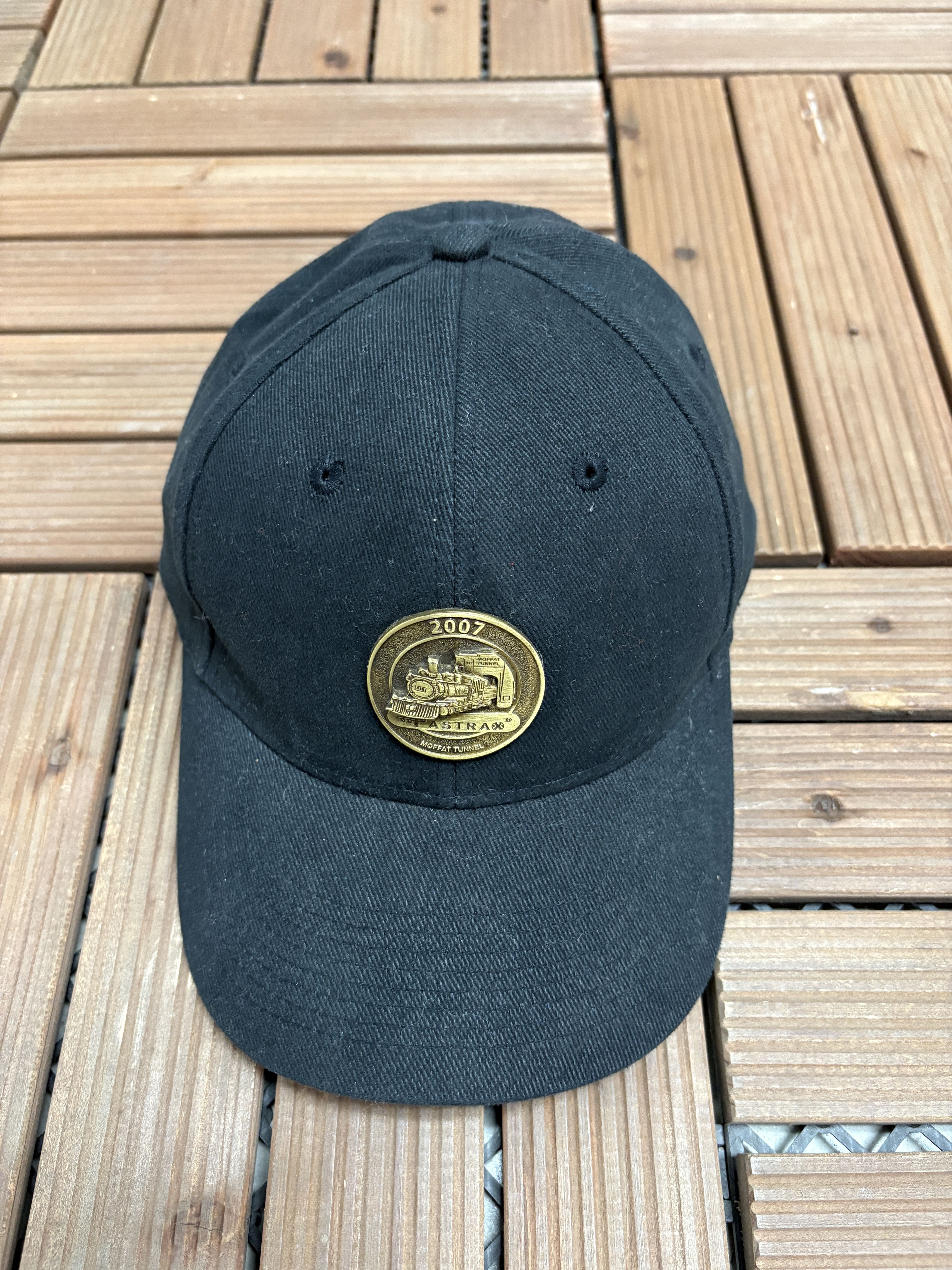 Vintage Fastrax Moffat Tunnel Vintage Black Hat Cap Size ONE SIZE - 2 Thumbnail