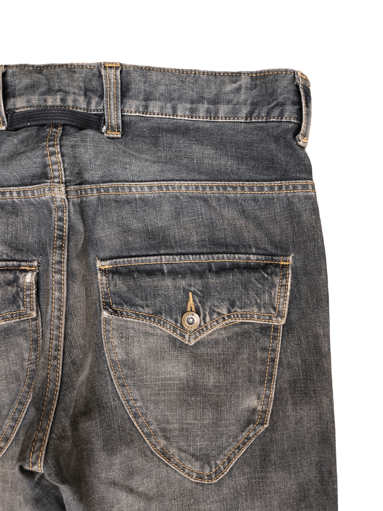 FCUK Vintage Fcuk Cut & Sew Denim Jean Regular Streetwear Y2k Size US 32 / EU 48 - 9 Thumbnail