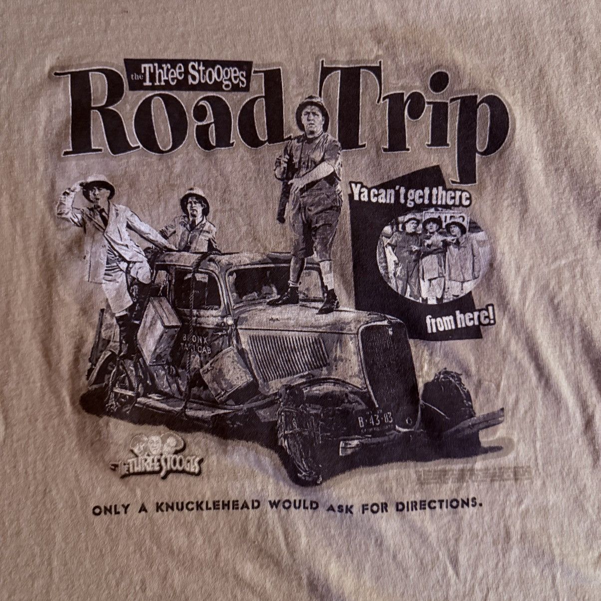 Gildan Vintage 2003 The Three Stooges "Road Trip" Graphic Tee Size US L / EU 52-54 / 3 - 2 Thumbnail