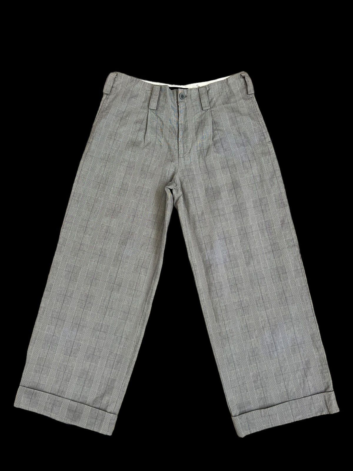 image of Vintage Touch Japan Checkered Wide Leg Trouser Pant, Men's (Size 31)