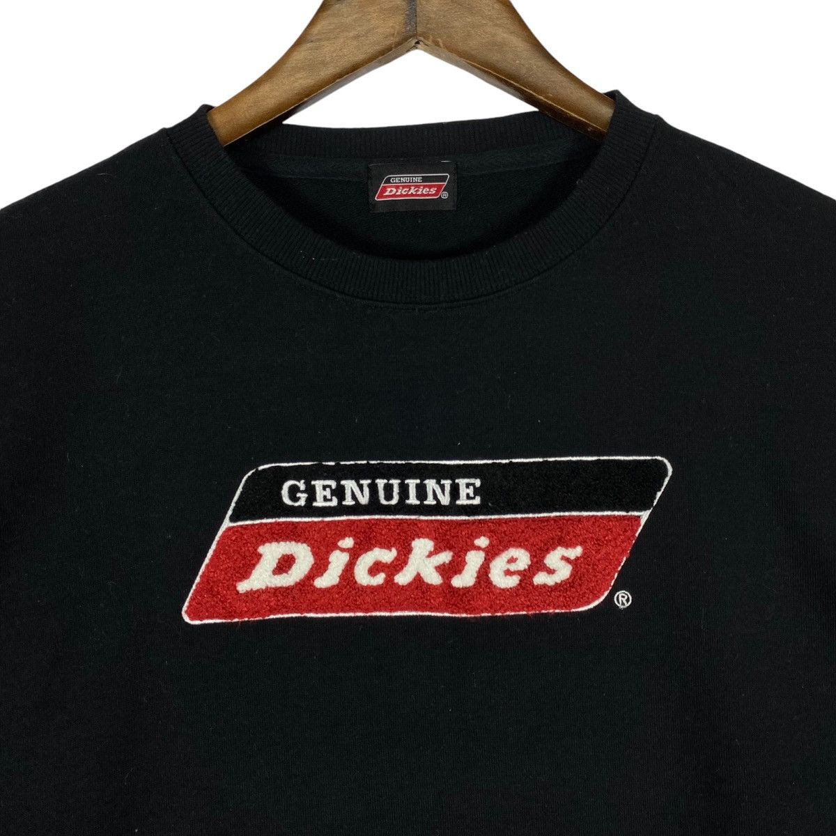 Dickies × Vintage Vintage Dickies Crewneck Sweatshirt Black Size L Size US L / EU 52-54 / 3 - 4 Thumbnail