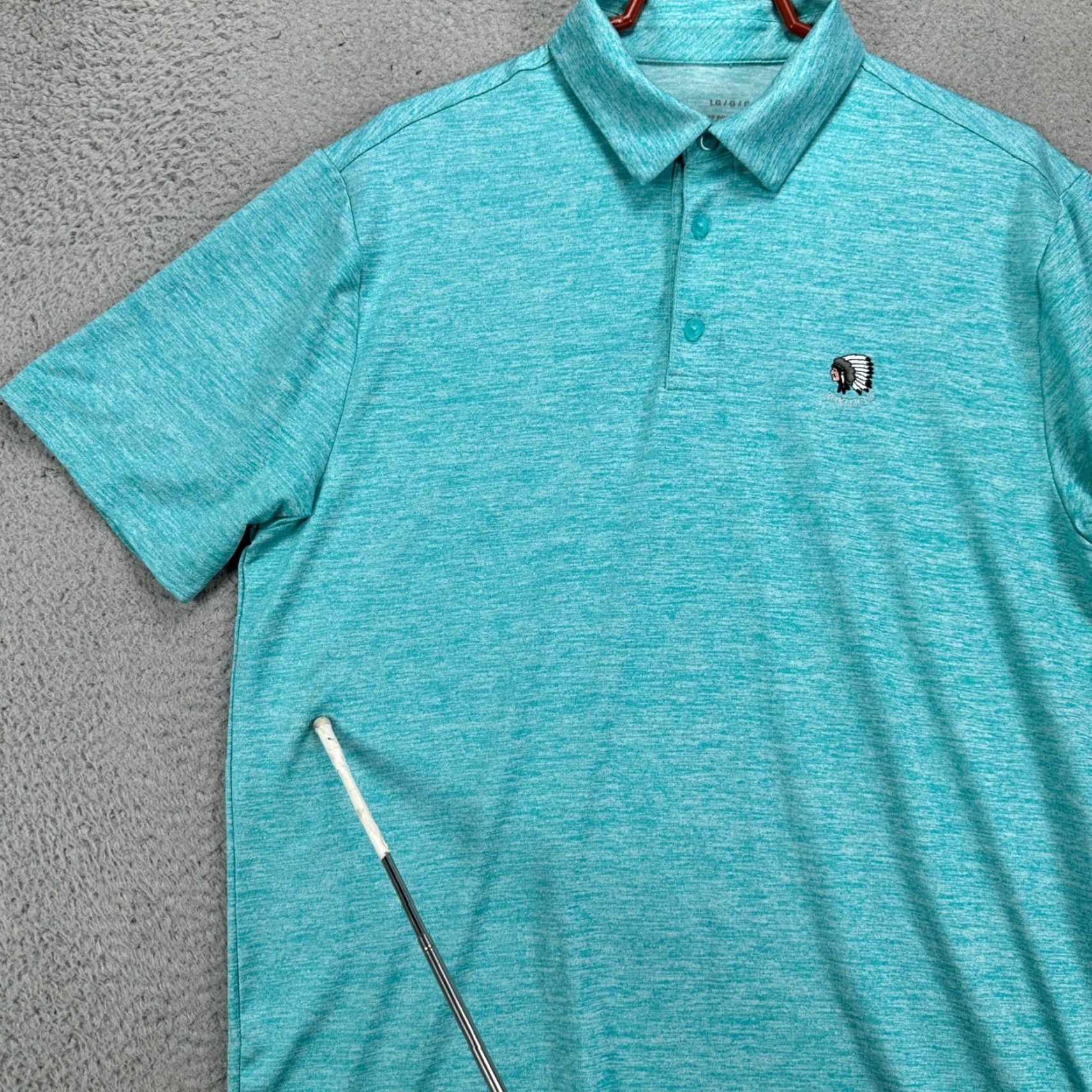 Under Armour Under Armour Mens Play Off Polo Shirt Large Blue Rugby Golf Performance Stretch Polo Adult Casual Golfer Outdoor Walking Golfing Mens Size US L / EU 52-54 / 3 - 7 Thumbnail