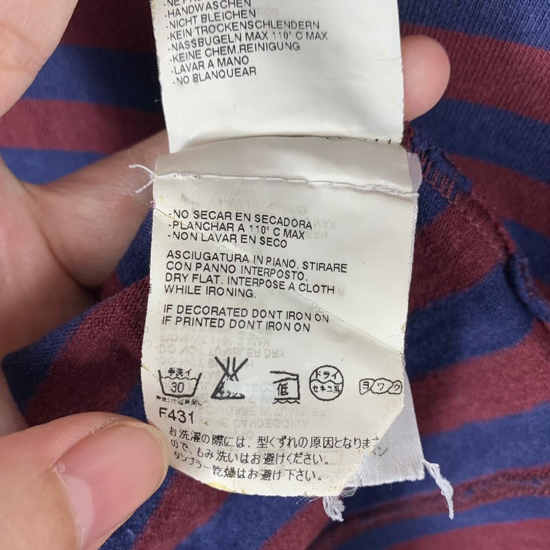 Marc Jacobs Marc Jacobs Made In Italy Striped Pocket Long Sleeve Tee Size US M / EU 48-50 / 2 - 11 Thumbnail
