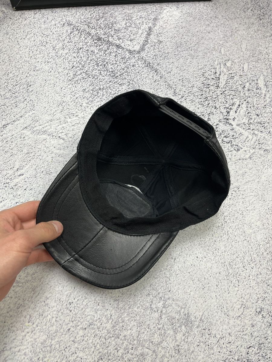 Vintage Vintage BMW Leather Racing Cap Hat Moto 90’s Grand Prix Y2k Size ONE SIZE - 7 Thumbnail