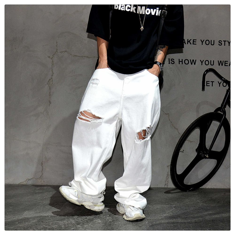Ripped Baggy Jeans Skate