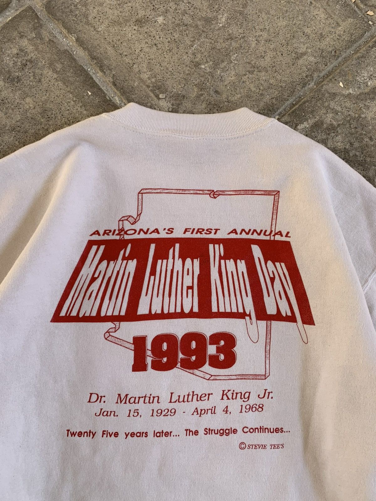 Vintage Vintage Martin Luther King Crewneck Size US XL / EU 56 / 4 - 4 Thumbnail