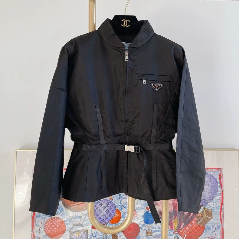 Prada Prada Black casual jacket Size S / US 4 / IT 40 - 1 Thumbnail