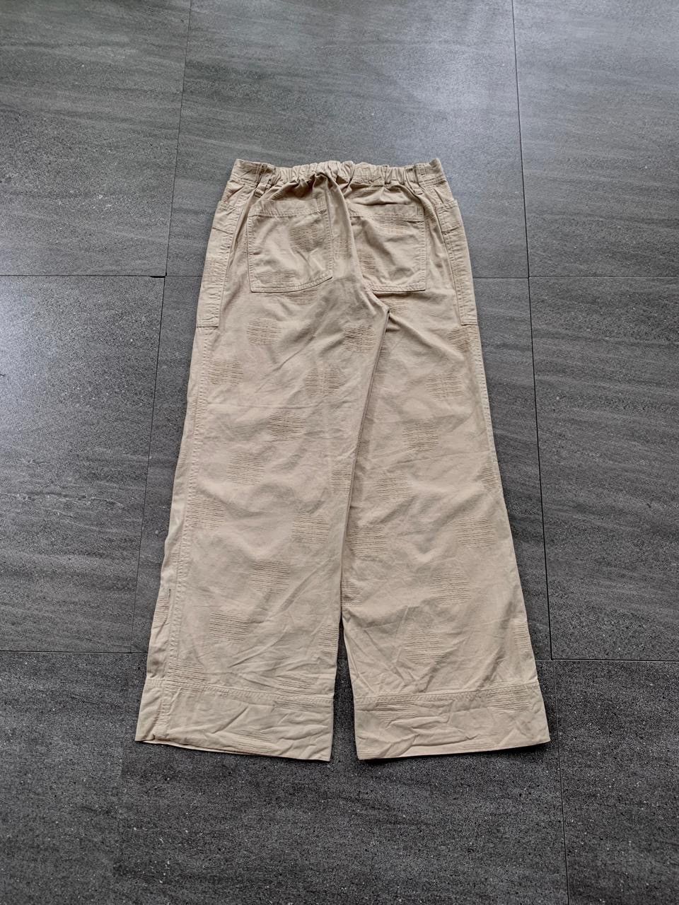 Issey Miyake FREE TAX! Plantation Scratches Effect Relaxed Pants Size US 31 - 6 Thumbnail