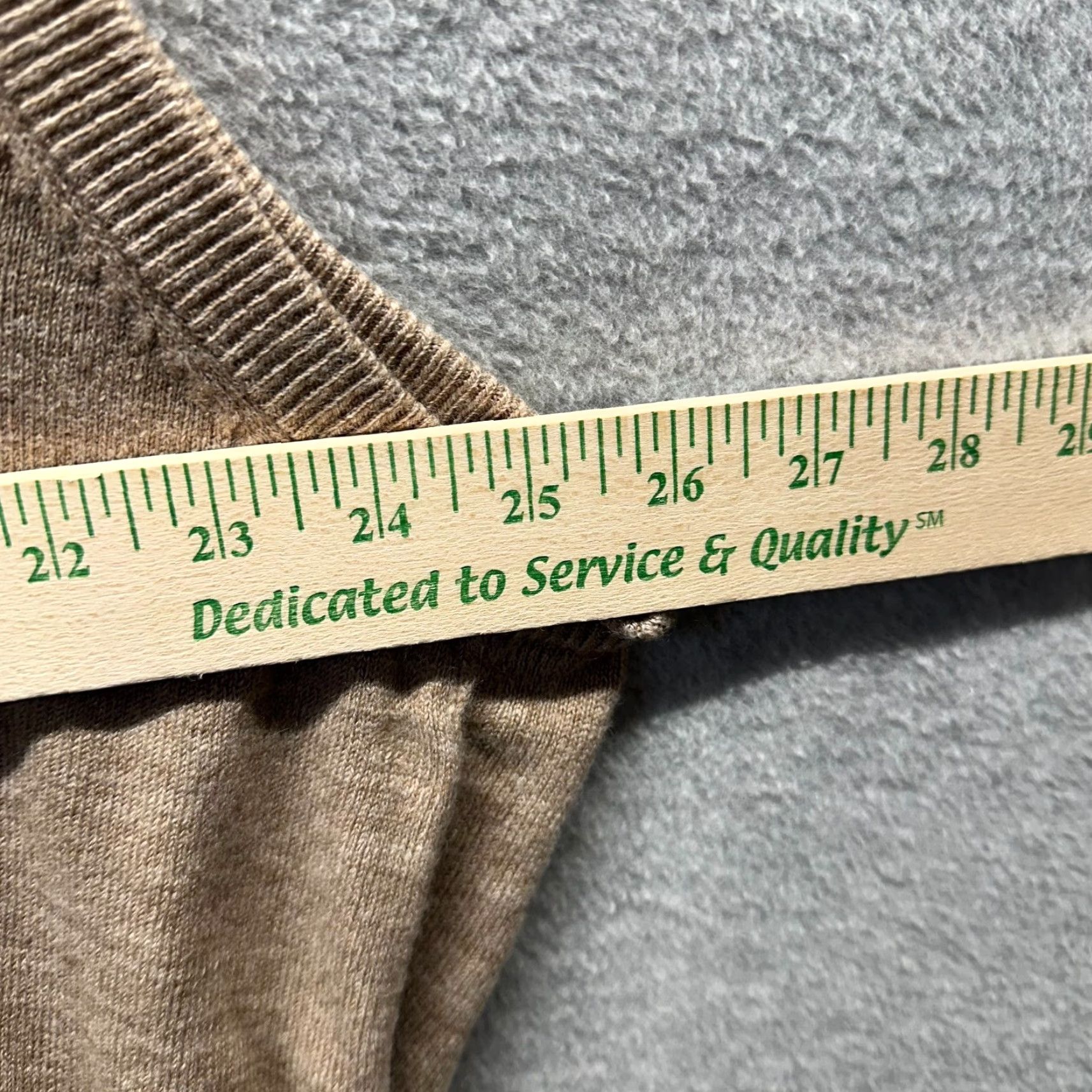 Sears VINTAGE Sears Sweater Vest Adult XL Brown Knit 80s Towncraft Mens Size US XL / EU 56 / 4 - 4 Thumbnail