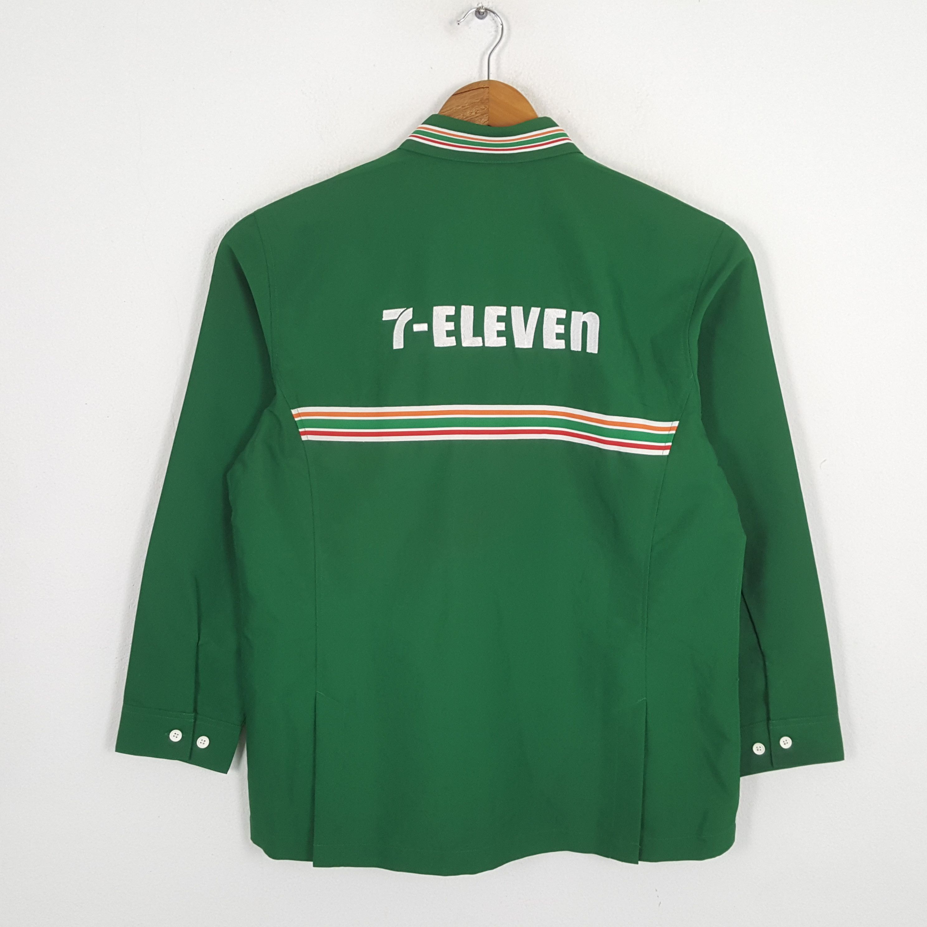 Japanese Brand × Vintage Vintage 7-ELEVEn Japanese Workers Uniform Shirt Jacket Size US L / EU 52-54 / 3 - 1 Thumbnail