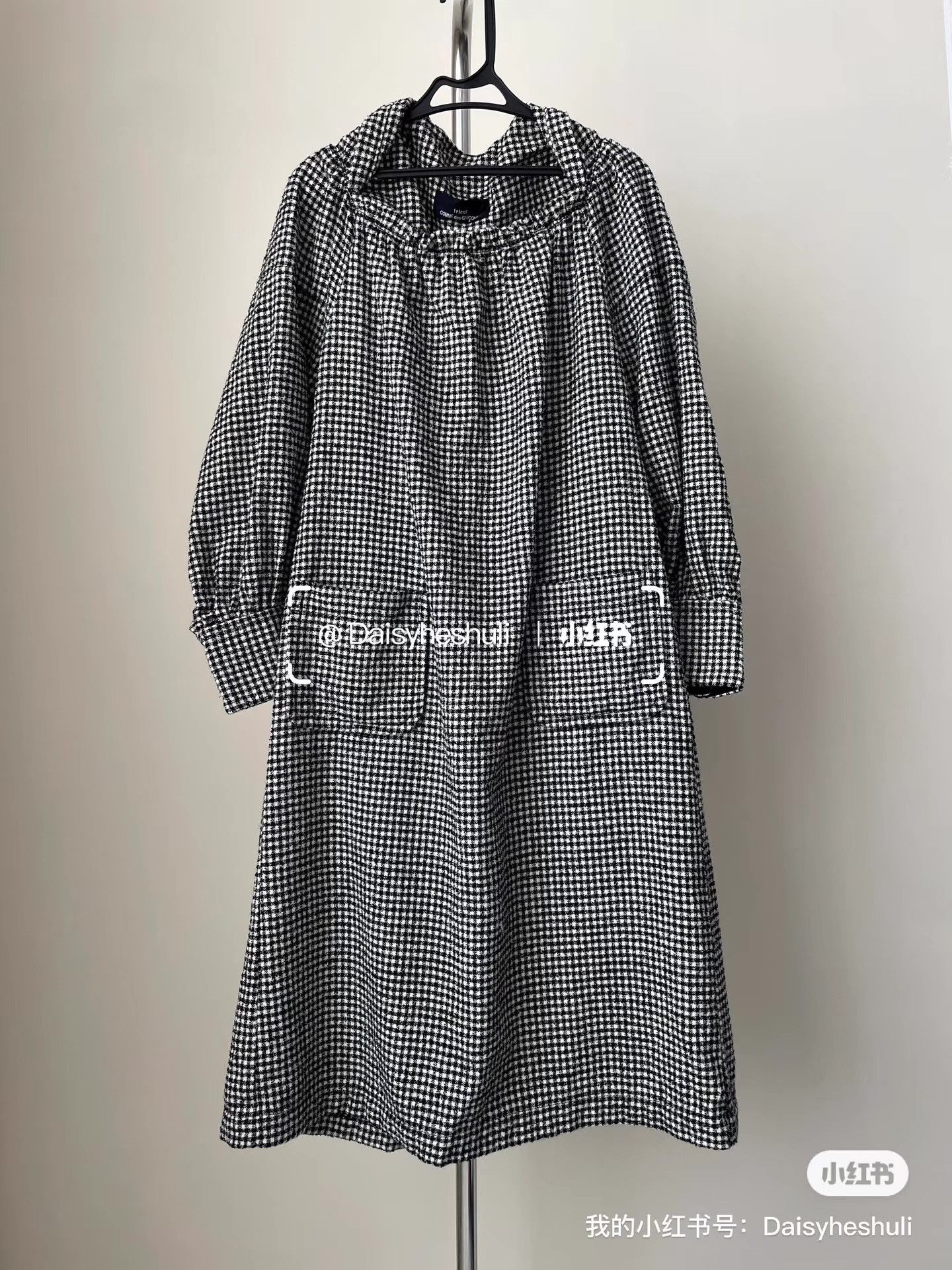 Comme des Garcons Comme des Garçons CDG Tricot Plaid Dress Ｑ24 Size 36" / US 14 / IT 50 - 1 Thumbnail